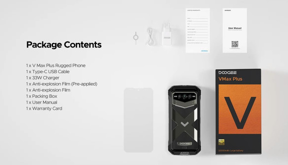 Смартфон Doogee V Max Plus 16/512Gb Pewter Gray